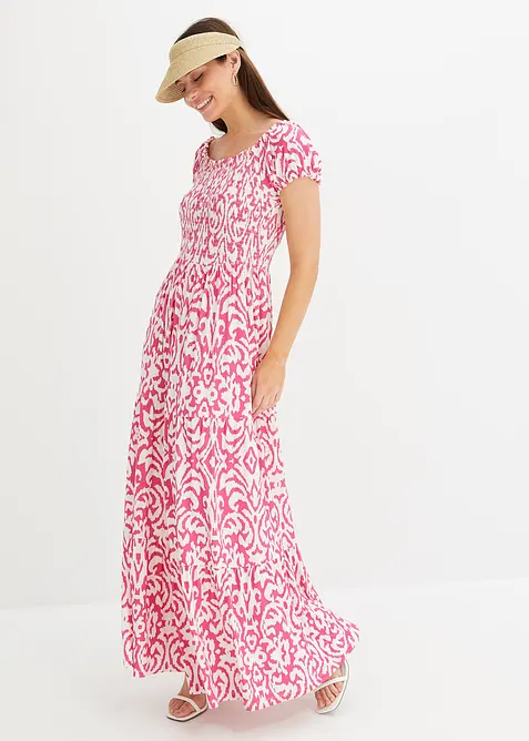 Abito lungo in misto viscosa, bonprix