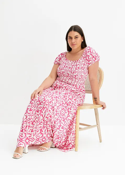 Abito lungo in misto viscosa, bonprix