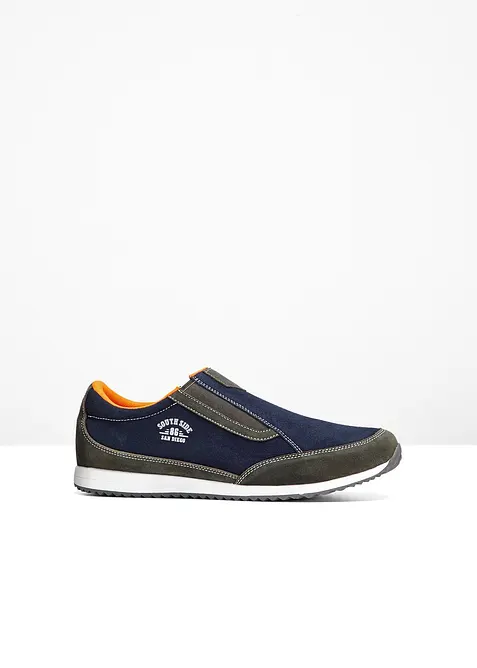Slip on in pelle scamosciata, bonprix