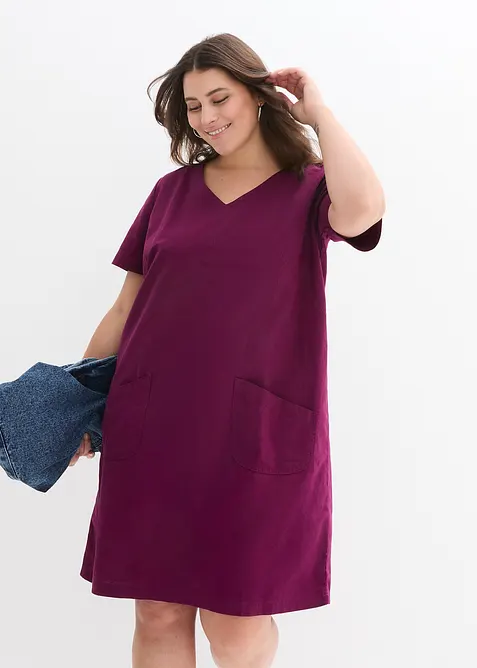 Miniabito in misto lino, bonprix