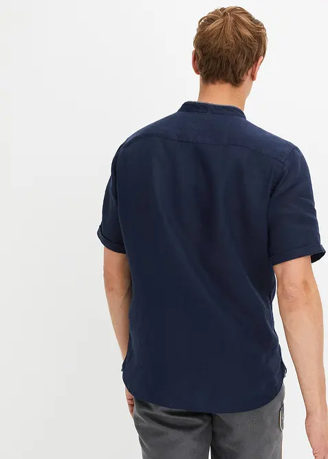 Camicia a maniche corte in puro lino, bonprix