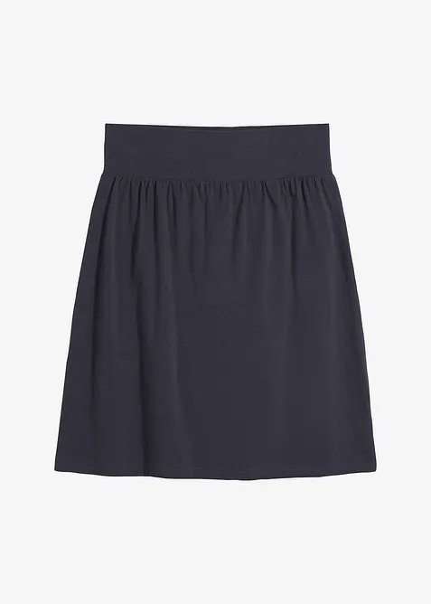 Gonna con pantaloncini integrati in misto cotone elasticizzato, bonprix