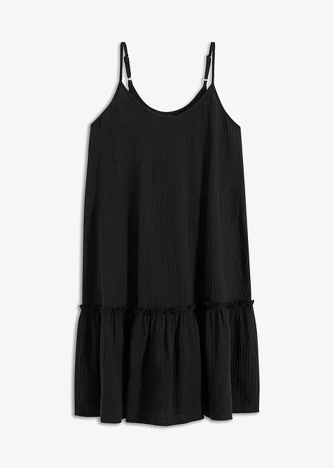 Abito in mussola con spalline, bonprix