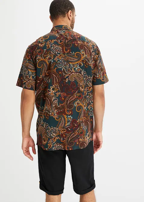 Camicia n viscosa a maniche corte, bonprix