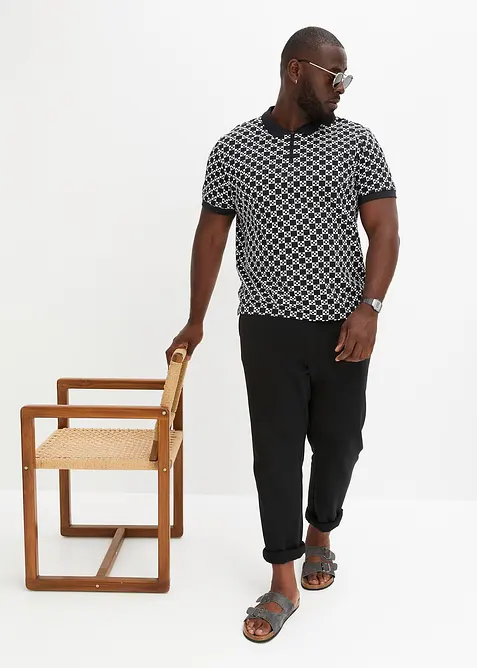 Pantaloni da jogging con interno garzato e morbido e orlo dritto, bonprix