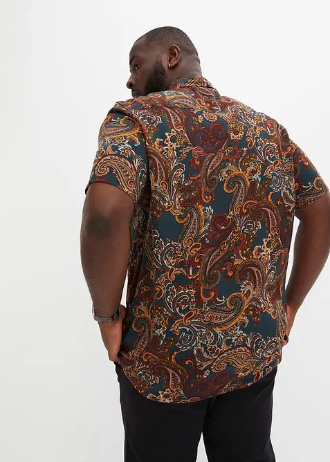 Camicia n viscosa a maniche corte, bonprix