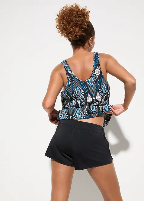 Tankini oversize  con pantaloncini (set 2 pezzi), bonprix
