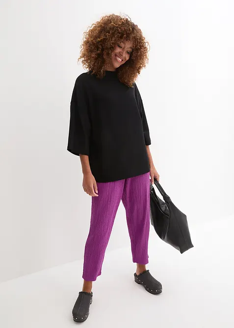 Felpa oversize leggera, bonprix