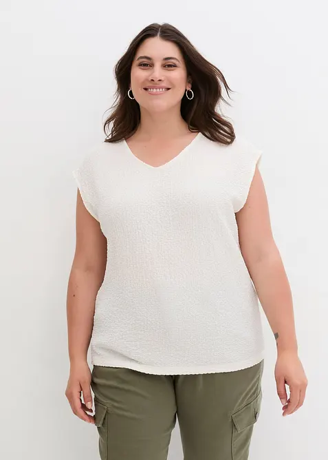 Top in crêpe leggero, bonprix