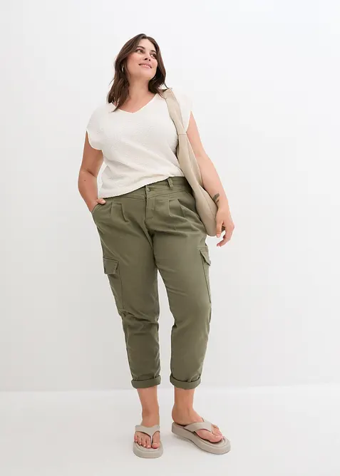 Top in crêpe leggero, bonprix