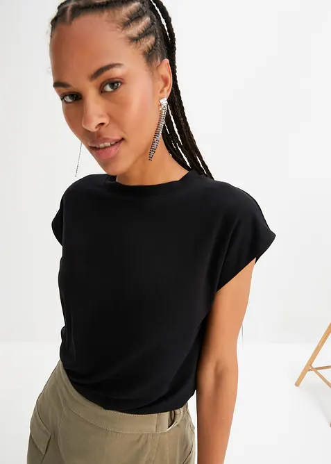 T-shirt con viscosa morbida, bonprix
