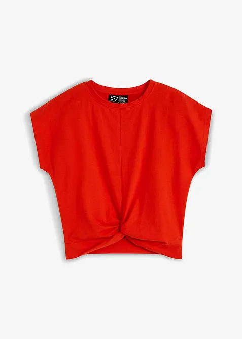 T-shirt cropped in puro cotone biologico, bonprix