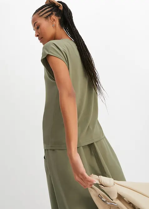 T-shirt con viscosa morbida, bonprix