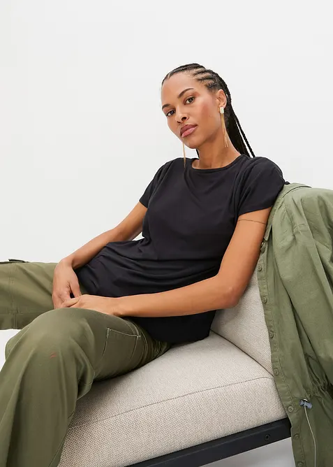 T-shirt con viscosa morbida, bonprix