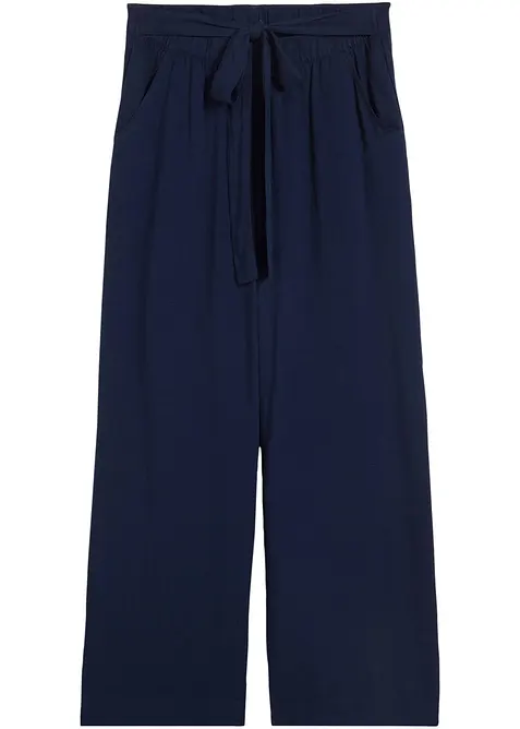 Pantaloni a palazzo in viscosa morbida, bonprix