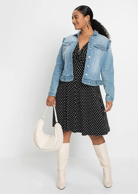 Abito in jersey di misto viscosa, bonprix