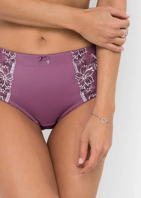 Slip modellante con ricami (pacco da 2), bonprix