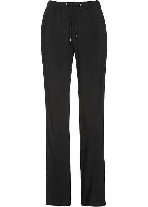 Pantaloni con elastico in vita in viscosa, bonprix