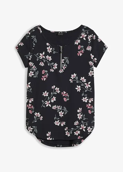 Maglia oversize in misto cotone, bonprix