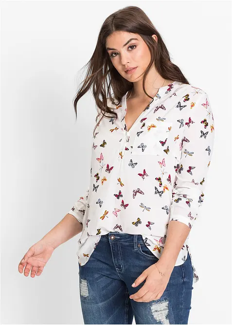 Blusa in viscosa fluente, bonprix