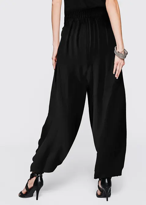 Pantaloni a palazzo in viscosa fluente, bonprix