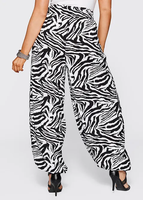 Pantaloni a palazzo in viscosa fluente, bonprix