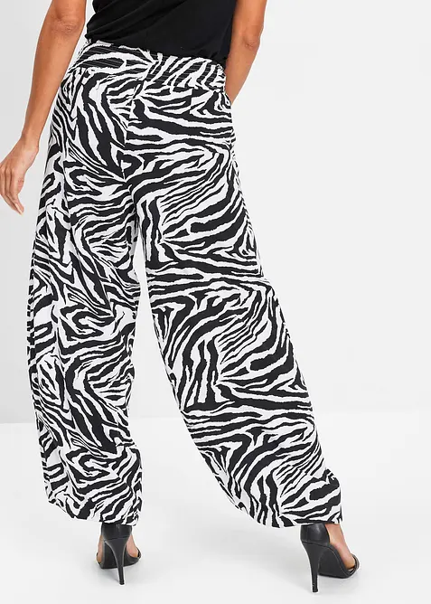 Pantaloni a palazzo in viscosa fluente, bonprix