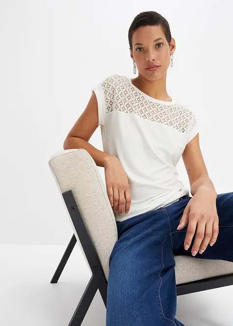 Maglia in misto viscosa morbido, bonprix