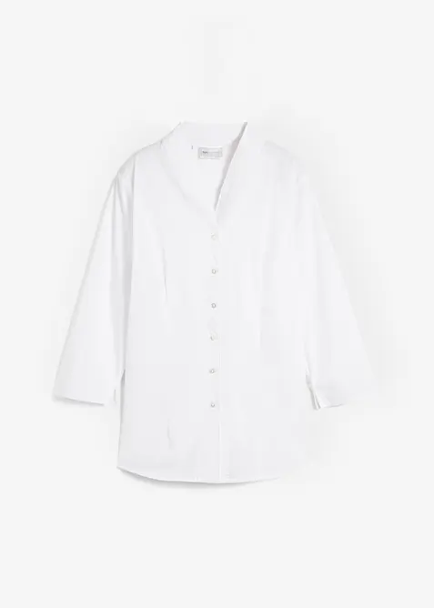 Camicetta con colletto a scialle, bonprix