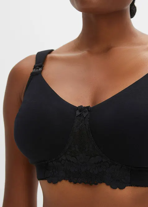 Reggiseno allattamento senza ferretto con cotone biologico (pacco da 2), bonprix