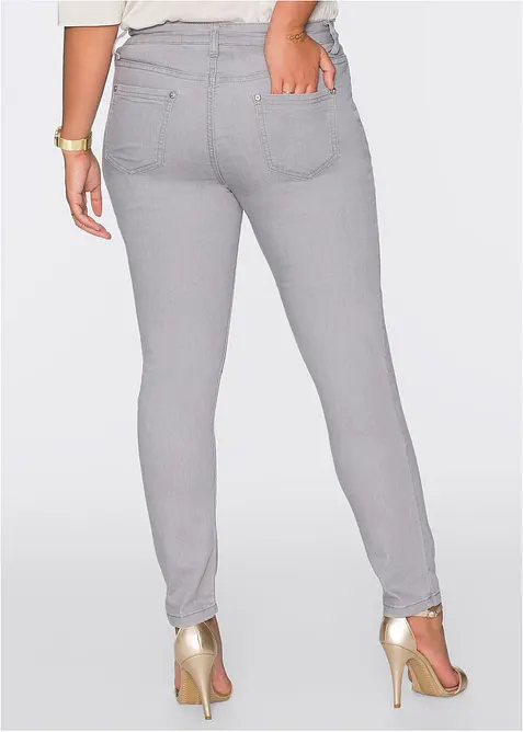 Jeans skinny, vita media, bonprix