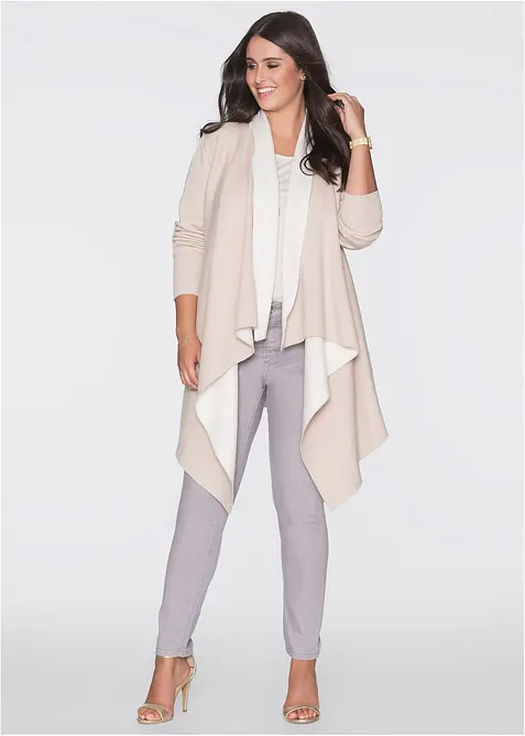 Jeans skinny, vita media, bonprix