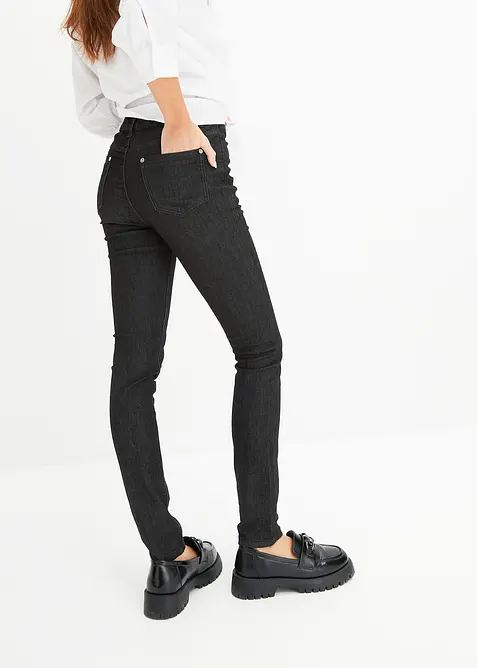 Jeans skinny, vita media, bonprix