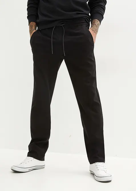 Pantaloni chino elasticizzati con elastico in vita relaxed fit, straight, bonprix