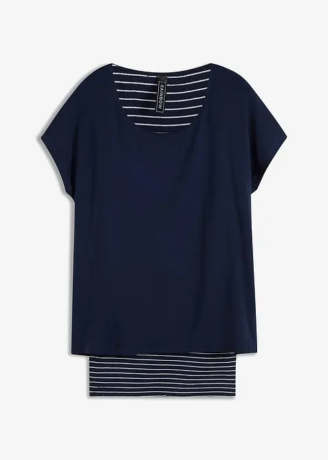 Maglia lunga in morbido misto viscosa, bonprix