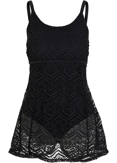 Abito da bagno con pizzo, bonprix