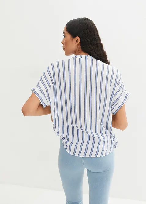 Camicetta crinkle in viscosa fluida, bonprix