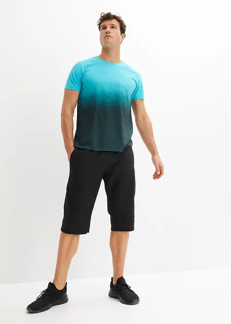 T-shirt in puro cotone, slim fit, bonprix