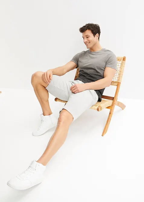 T-shirt in puro cotone, slim fit, bonprix