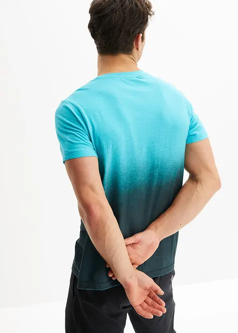 T-shirt in puro cotone, slim fit, bonprix