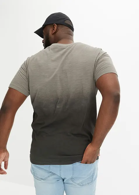 T-shirt in puro cotone, slim fit, bonprix