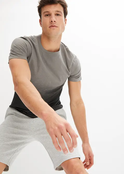 T-shirt in puro cotone, slim fit, bonprix