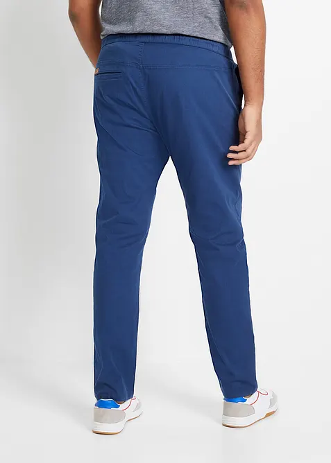 Pantaloni elasticizzati con elastico in vita slim fit, straight, bonprix