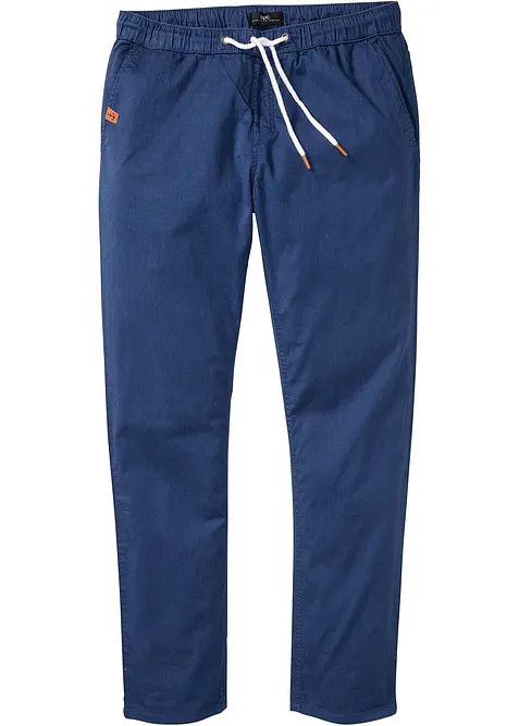 Pantaloni elasticizzati con elastico in vita slim fit, straight, bonprix