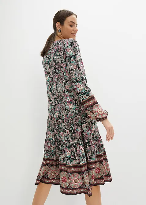 Abito tunica in viscosa fluente, petite, bonprix