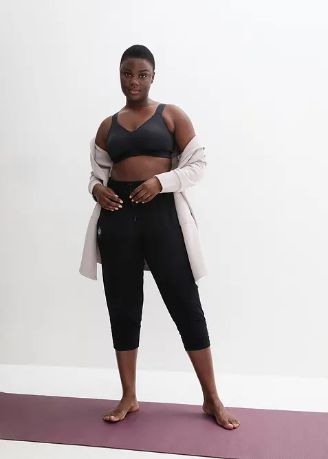 Pantaloni alla turca con fondo arricciato, bonprix