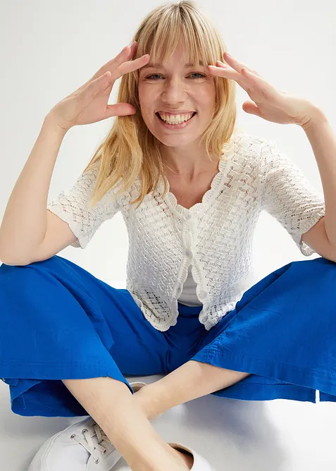 Cardigan traforato, bonprix