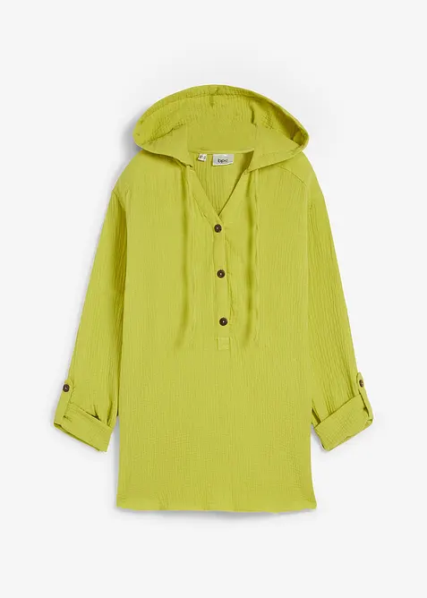 Blusa in mussola vaporosa, bonprix