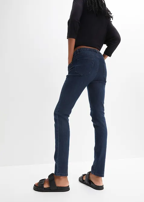 Jeggings skinny con cinta comoda, vita media, bonprix