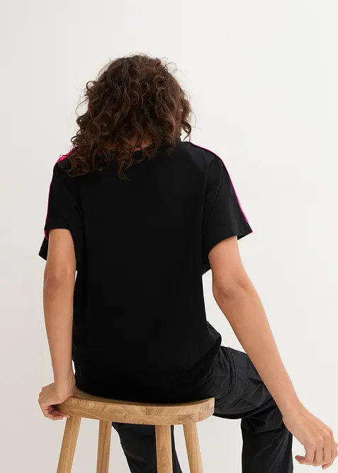 T-shirt con righe neon, bonprix